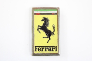 1960-64 Ferrari 250 OMEA Milano Bonnet Hood Badge Emblem