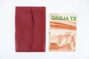 1963-67 Alfa Romeo Giulia TZ Pouch & Owner’s Manual Handbook