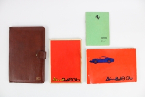 1972 Ferrari 246 Dino Handbook Manual Pouch Set GT GTS