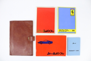 1974 Ferrari 246 Dino Handbook Manual Pouch Set GT GTS