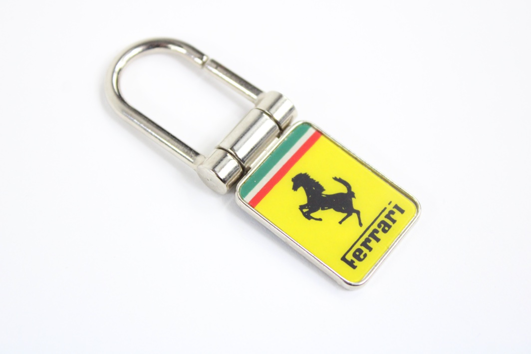 thumbnail image 2 of Turbo Shape Metal Car Keyring Key Fob - 6 Colors, UK Seller 2 of 6