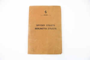 1964-68 Ferrari 275 GTB GTS Assembly Data & Overhaul Instructions Manual Handbook