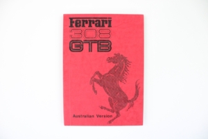 1975-76 Ferrari 308 GTB Australian Version Owner’s Manual Handbook