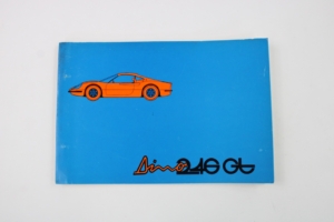 1970 Ferrari 246 Dino Spare Parts Manual Handbook