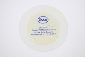 1960’s Ferrari Garage Francorchamps Esso Tax Disc Holder
