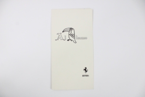 1965 Ferrari Menu Card Al Tucano Enzo 250 275