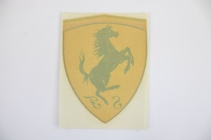 1960-68 Ferrari Scuderia Large Shield Wing Fender Decal Sticker 250 275