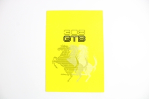 1976-77 Ferrari 308 GTB Fibreglass Vetroresina Sales Brochure Charles Pozzi Letter