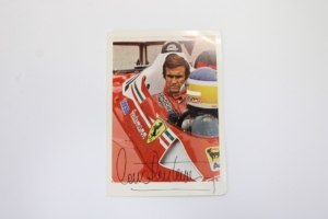 1978 Ferrari Carlos Reutemann Driver Postcard Enzo Signed
