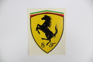 1960-68 Ferrari Scuderia Shield Wing Fender Decal Sticker 250 275 330