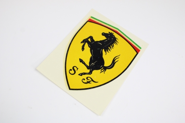 Décalcomanies 1/43 Scudetti Ferrari - Lot De 3 écussons Génériques 6x3.5cm - Modélisme