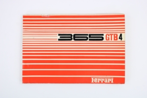 1972 Ferrari 365 GTB/4 Daytona Spare Parts Manual Handbook