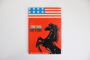 1976 Ferrari 308 GTB US USA Spec Owner’s Manual Handbook