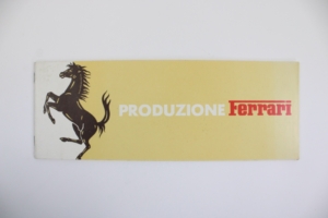 1977 Ferrari Produzione Sales Brochure 208 308 400 512 Dino GTS GTB
