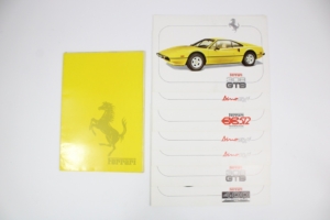 1977 Press Pack Sales Brochure 208 308 Dino 400 512BB
