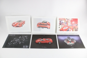 2002-04 Ferrari Enzo Lithograph Print Set