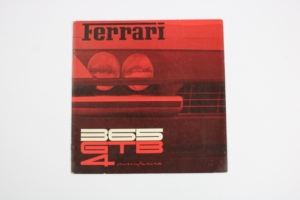 1969-70 Ferrari 365 GTB/4 Daytona Plexiglass Plexi Sales Brochure Pamphlet Manual