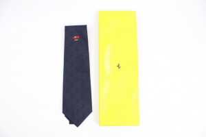 1995-97 Ferrari F50 OEM Silk Tie with Packet Accessory Pouch Set