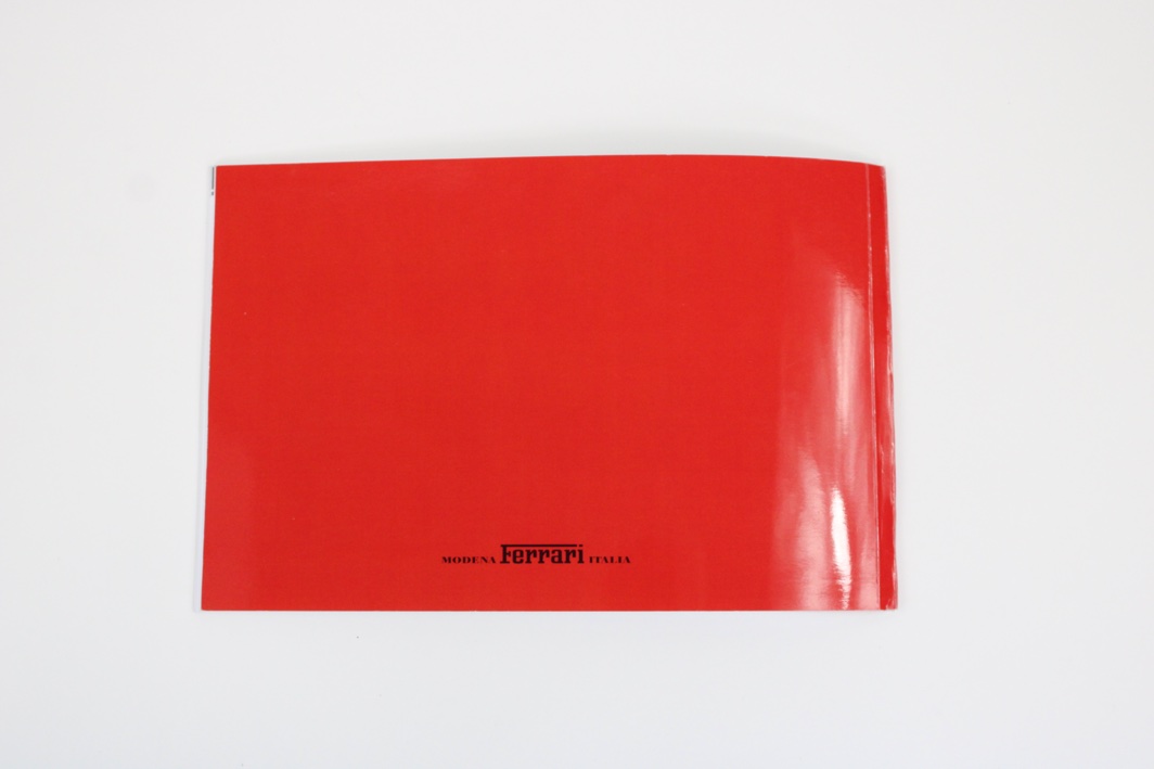 1995-97 Ferrari F50 Tessera di Garanzia Warranty Card BLANK Manual