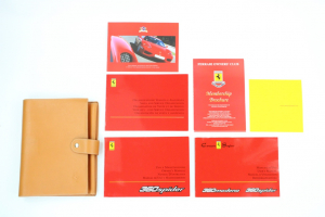 2000-05 Ferrari 360 Spider Owner’s Manual Handbook Pouch Set