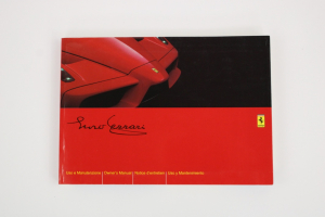 2002-04 Ferrari Enzo Owner’s Manual Handbook Pouch