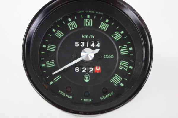 82 R65 Speedometer 1969-82 Maserati Bora Indy Khamsin Veglia Borletti Rev Counter ...