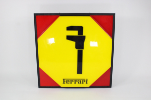 1980-90 Ferrari Factory OEM Wrench Service Sign 308 328 Dino