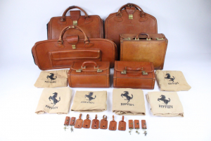 1984-91 Ferrari Testarossa Complete 6-Piece Schedoni Luggage Set