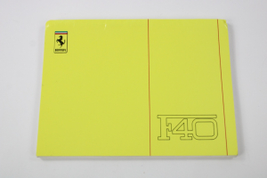 1987-92 Ferrari F40 Owner’s Manual Handbook Pouch