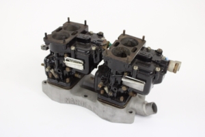 1957-62 Ferrari 250 SWB Cal Spyder Lancia Aurelia 2500 Weber 40 DCL5 Carburettor Carb Pair with Nardi Manifold Set