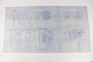 1980 XL Ferrari Mondial F108AL OEM Factory Blueprint