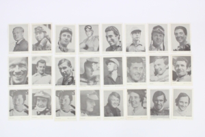 1950-75 Ferrari F1 Driver Postcard Collection Surtees Ickx Bell Lauda Andretti Vacarella