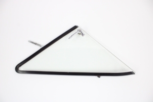 1969-74 Ferrari 246 Dino LH Securit Vent Window Door Quarter Light Glass with Lever 20283503