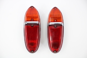 1957-63 Ferrari 250 GT TDF California Spider Altissimo OEM Rear Indicator Turn Signal Light Assemblies