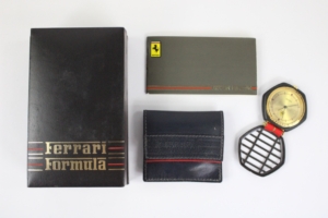 1980-90’s Ferrari Formula Cartier Travel Clock in Box 308 328 Dino