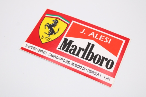 Décalcomanies (decals) Marlboro Ferrari F1 - Bande 1 Pièce - Échelle 1:18 - Marque Virages - Neuf
