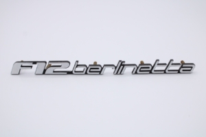 2012-17 Ferrari F12 Berlinetta OEM Dashboard Passenger Badge Script Emblem