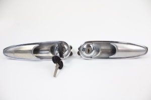 1972-89 Ferrari 365 400 412 OEM Door Handles with Keys and Locks