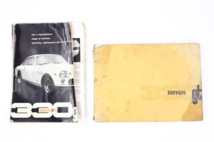 1964-67 Ferrari 330 GT Owners Manual Handbook Pouch