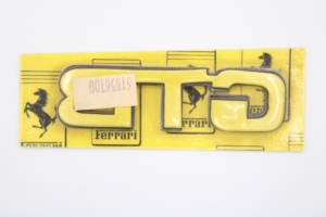 1980-89 Ferrari 308 328 GTB OEM Rear Grille Badge Script Emblem 61856700