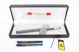 1980-90 Ferrari Formula Cartier Grey Fountain Pen Set 308 328 Dino