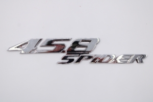 2011-15 Ferrari 458 Spider OEM Dashboard Passenger Badge Script Emblem