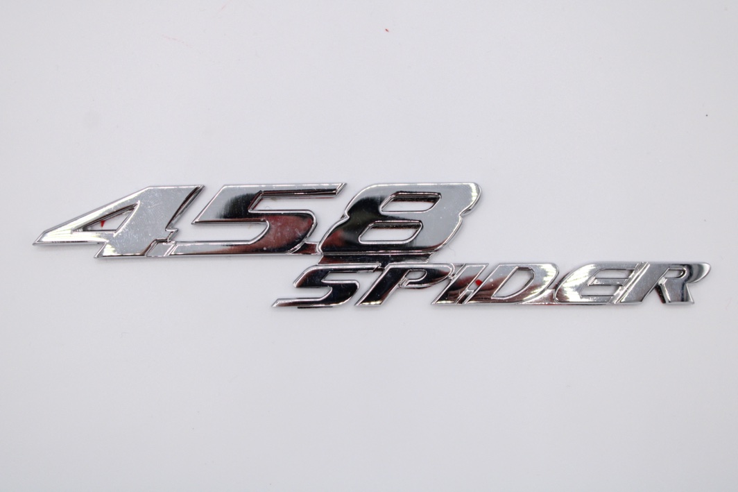 Ferrari Script Logo 2011-15 Ferrari 458 Spider OEM Dashboard Passenger Badge Script Emblem ...