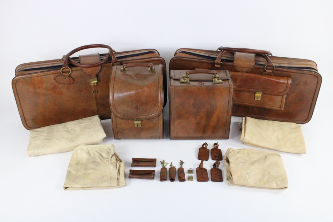 1976-78 Ferrari 308 Complete 4-Piece Schedoni “Designer” Luggage Set