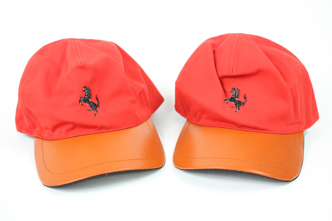 2000-02 Ferrari 550 Barchetta OEM Cap Hat Pair USA Spec