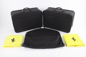 2008-17 Ferrari California 3-Piece Black Luggage Set