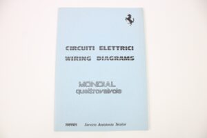 1983-85 Ferrari Mondial QV Quattrovalvole Wiring Diagrams Manual Handbook