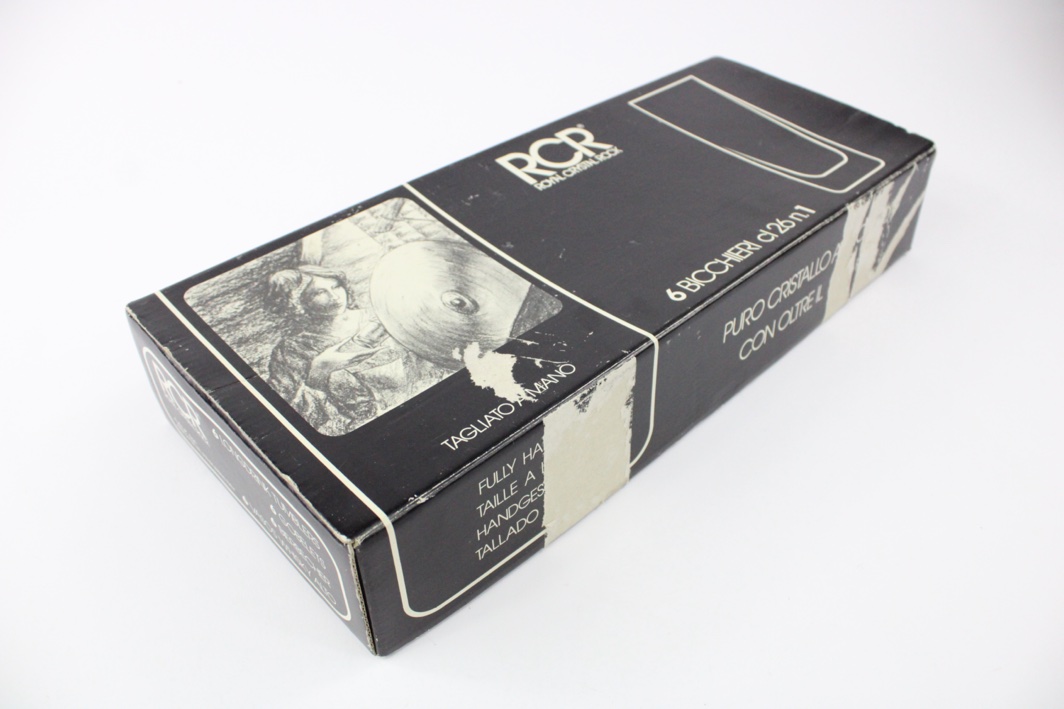 1987 Ferrari RCR Crystal Rock 6-Piece Cut Glass Tumbler Set - Classic ...