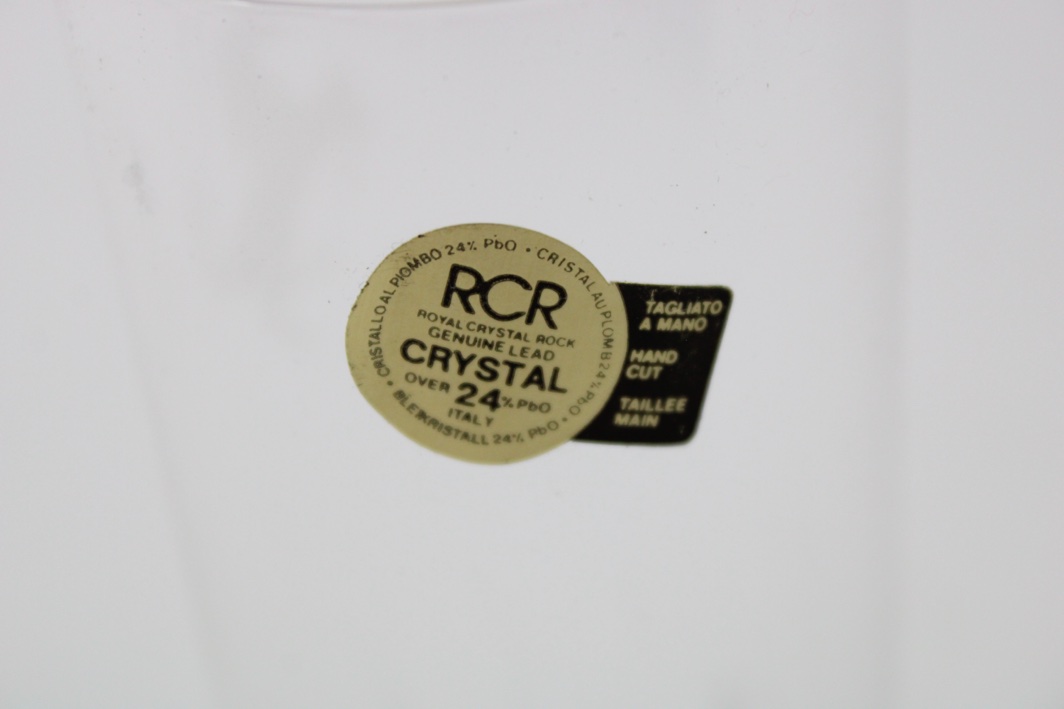 1987 Ferrari RCR Crystal Rock 6-Piece Cut Glass Tumbler Set - Classic ...