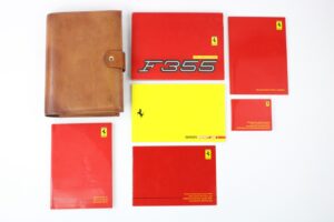 1994-99 Ferrari 355 F355 Complete Schedoni Owner’s Manual Handbook Pouch #108885